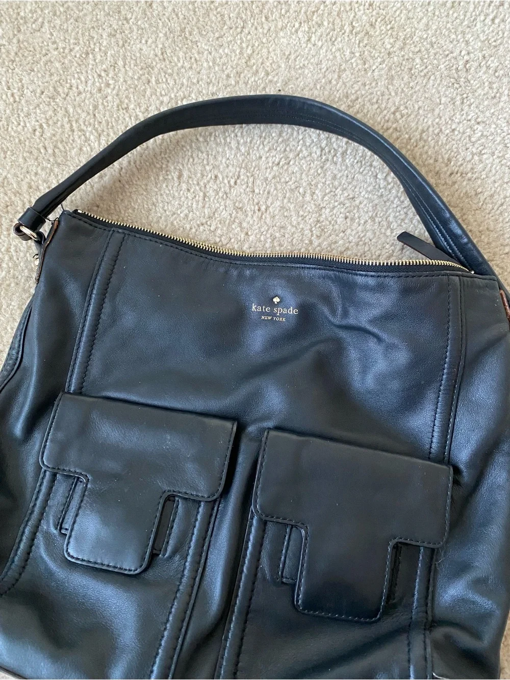 Leather Kate Spade Bag